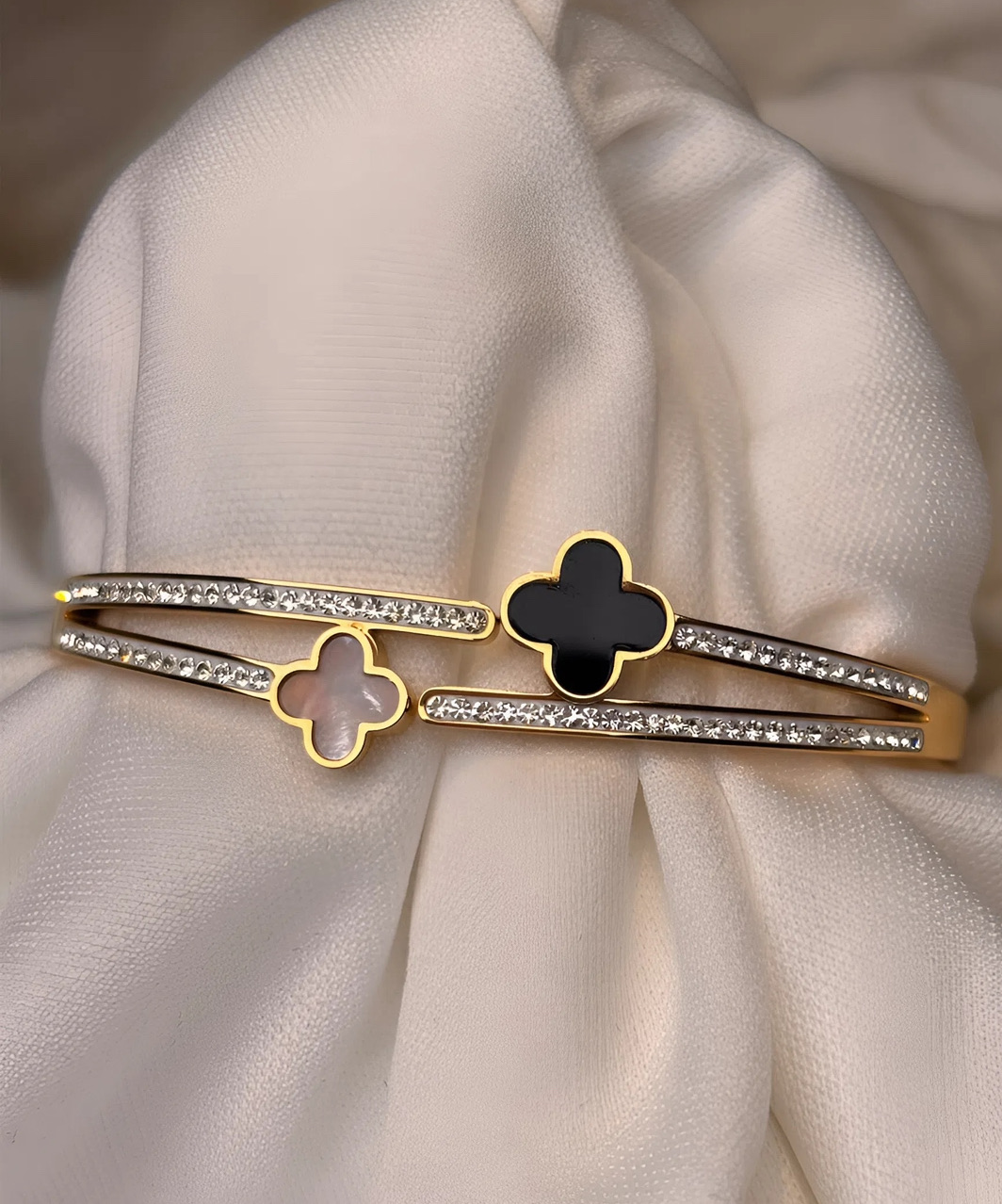 Double Clover Bangle
