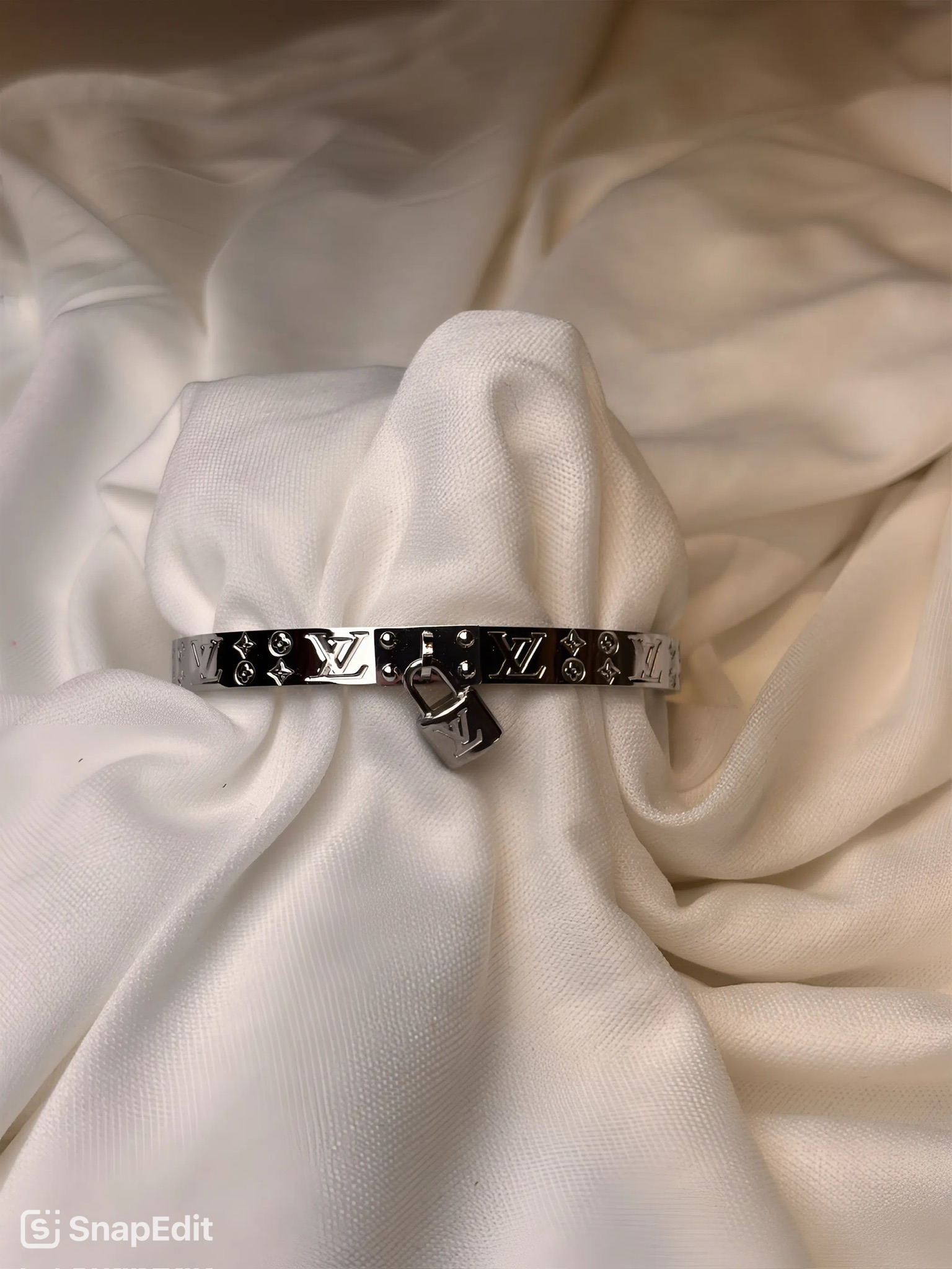 Lock Bangle Bracelet LV